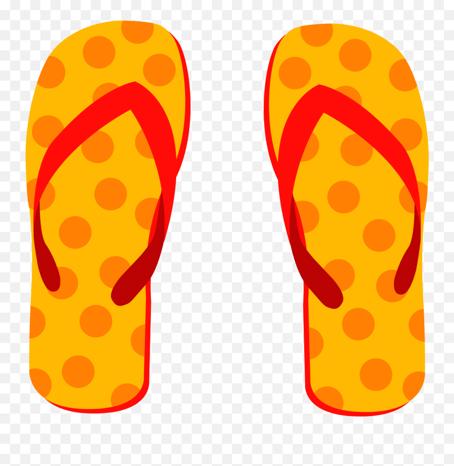 Flip Flops Clip Art Free Vector In Open - Flip Flop Clip Art Free Emoji,Flip Flop Clipart