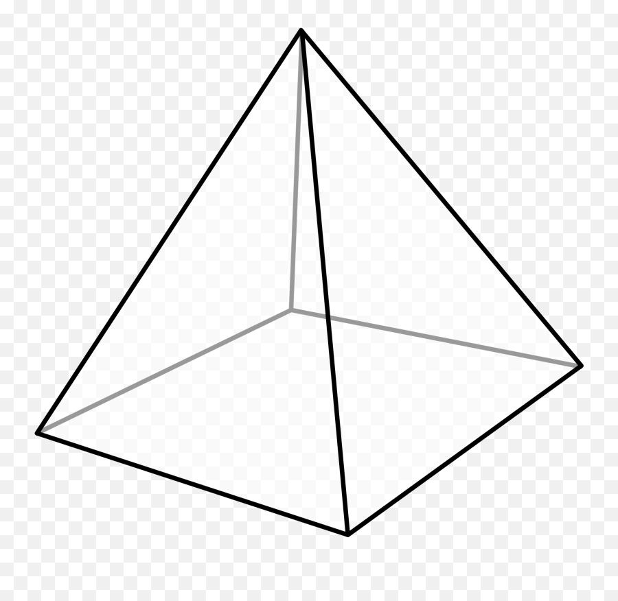 Cone Clipart 3d Pyramid Cone 3d - Pyramid Solid Emoji,Pyramid Clipart