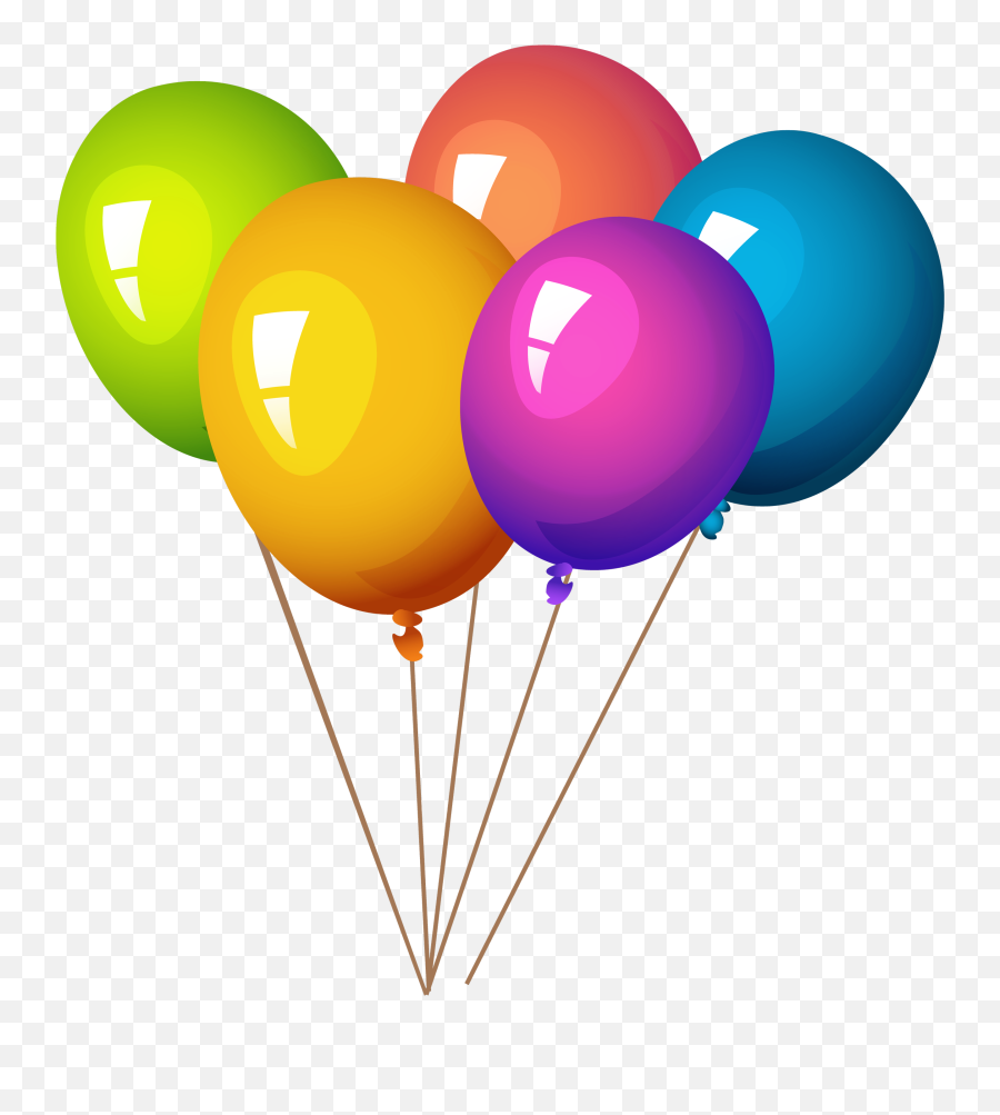 Pngpix Com Colorful Balloons Png Image - Balloons And Party Colorful Balloons Png Emoji,Balloons Clipart