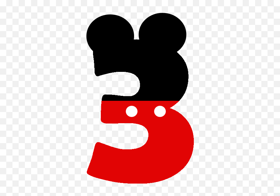 Download Ayuda Numero 3 Mickey Mouse - Numero 3 Mickey Png Numero 2 Mickey Mouse Png Emoji,Mickey Png