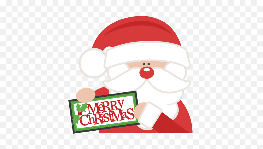 Free Pretty Christmas Cliparts - Clip Art Merry Christmas Santa Emoji,Cute Christmas Clipart