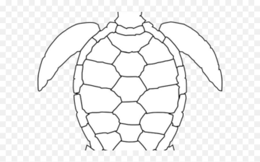 Sea Turtle Clipart Black And White - Coloring Outline Of Turtle Emoji,Turtle Clipart Black And White
