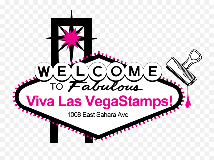 Vivalasvegastamps Online - Viva Las Vegastamps Rubber Stamp Store Emoji,Las Vegas Sign Png