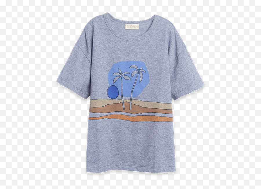 Palm Tree Tee U2013 Siaomimi Online - Short Sleeve Emoji,Palm Tree Transparent