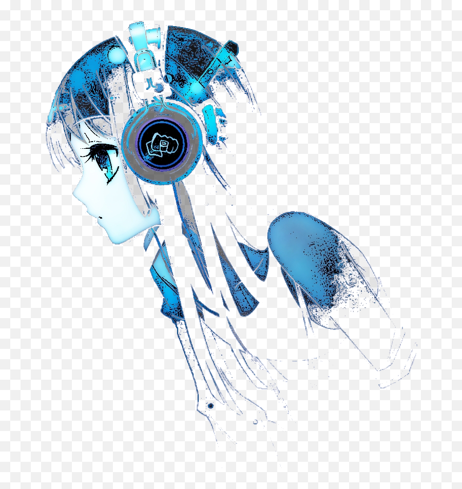 Anime Headphones Png Transparent Library - Anime Girl Anime Girl Headphones Png Emoji,Headphones Png