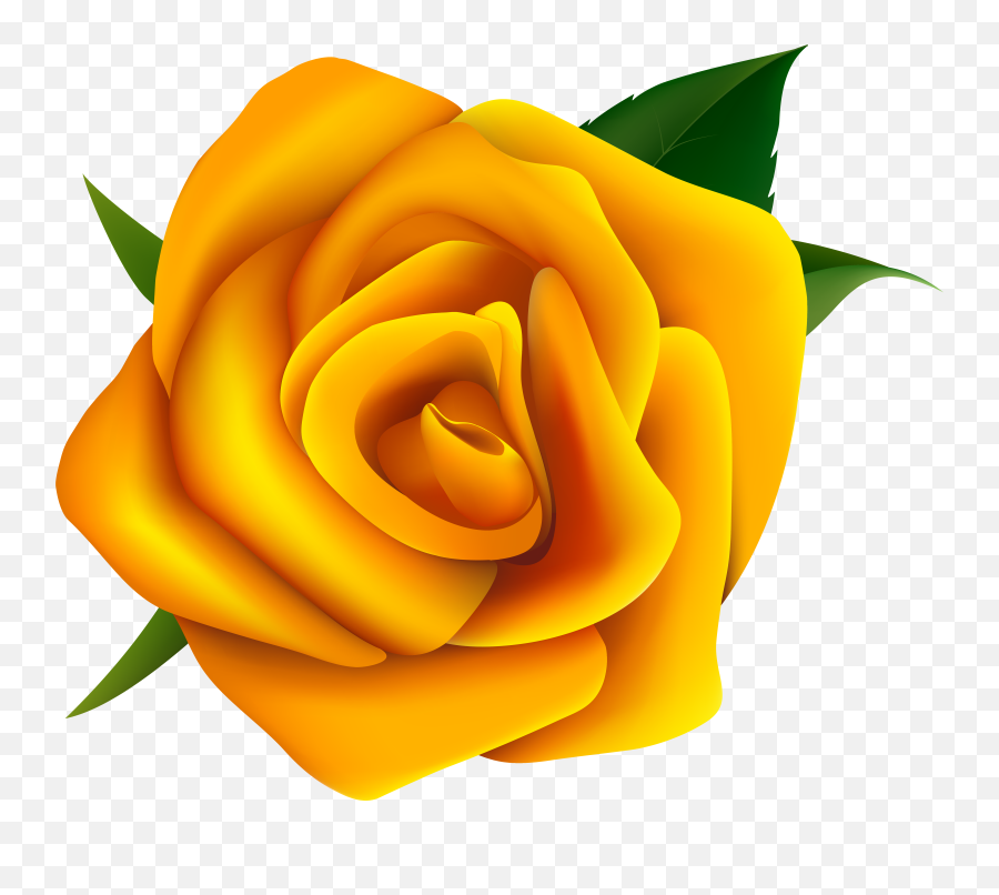 Yellow Rose Clipart Png Image - Clip Art Emoji,Rose Clipart Png