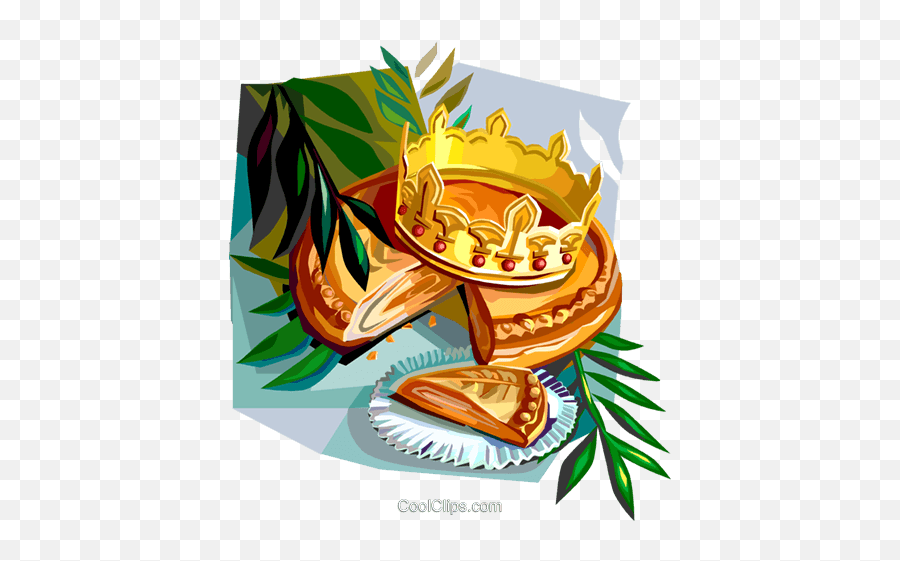 Epiphany Cake Galette Des Rois Royalty - Galette Des Rois Vectoriel Emoji,Epiphany Clipart