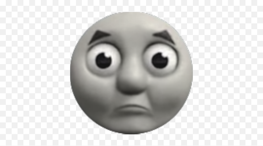 Sad Thomas Face - Dot Emoji,Sad Face Transparent