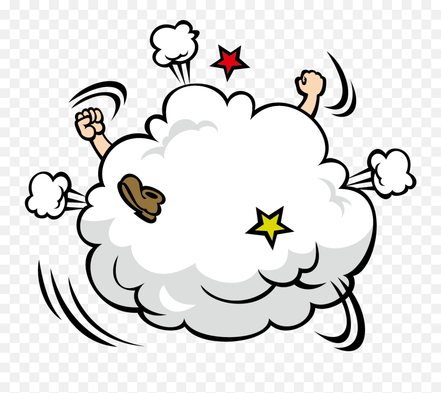 Nfs 9 - Cartoon Fighting Cloud Emoji,Cloud Clipart