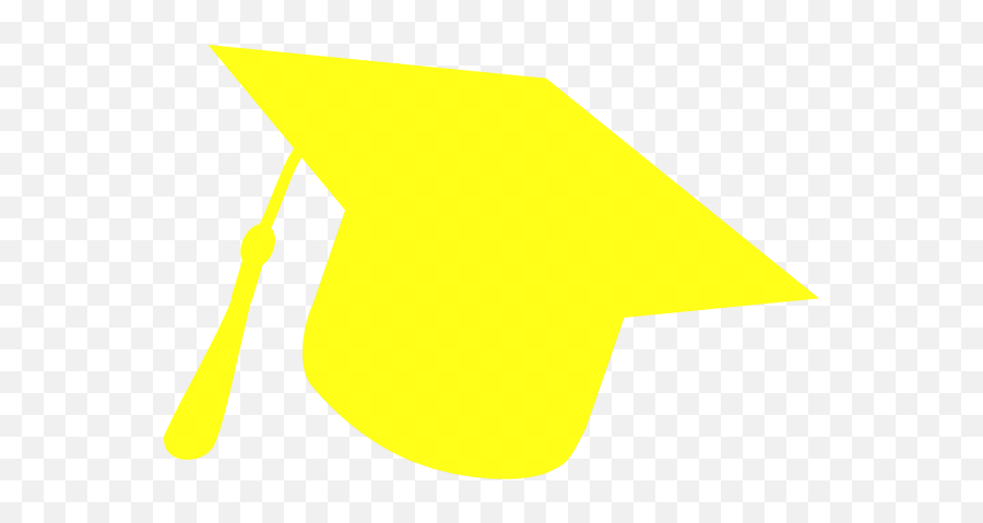 Grad Cap Silhouette - Clip Art Toga Yellow Emoji,Graduation Cap Clipart