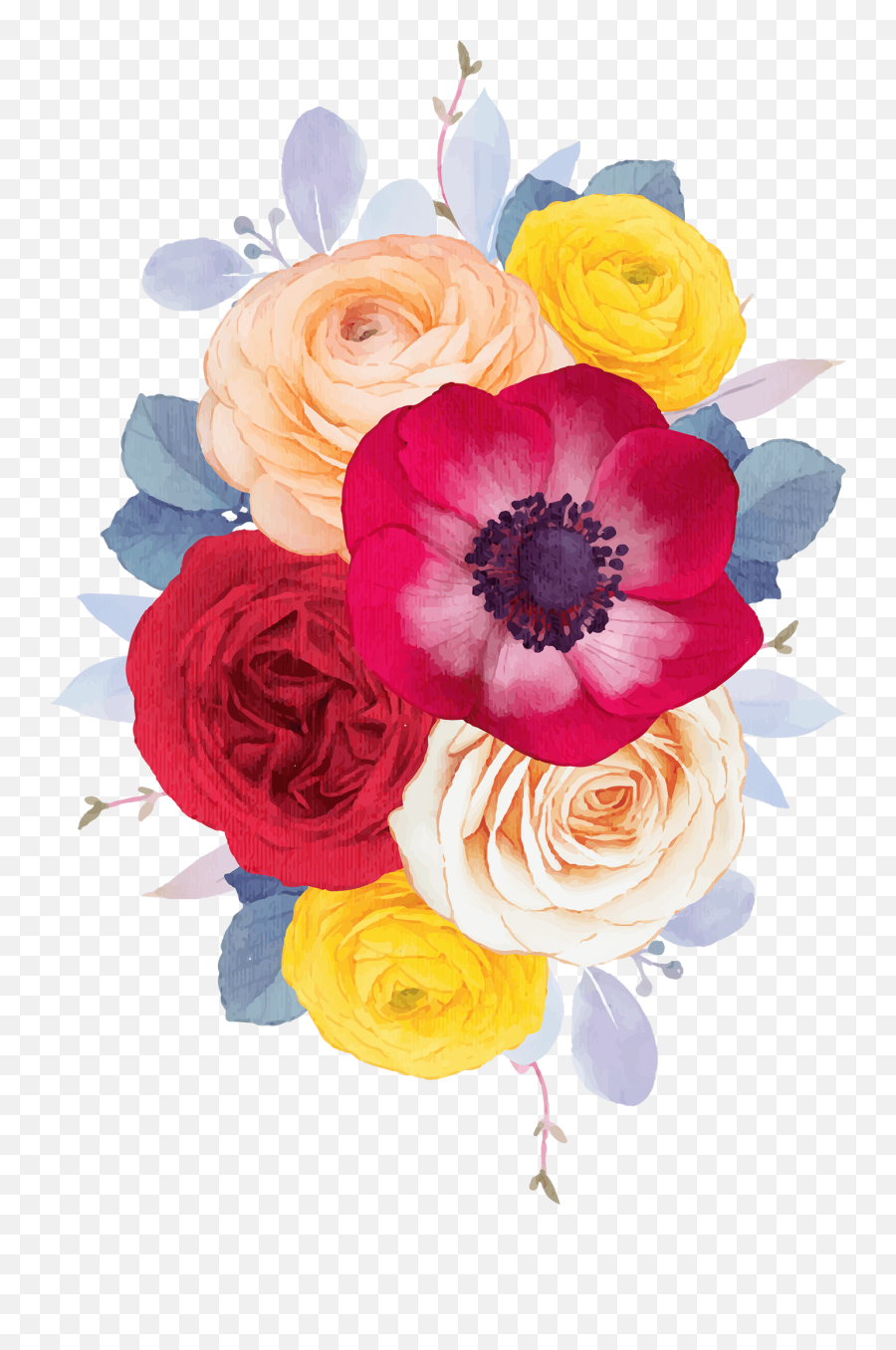 Red Yellow Rose Rose Day Png - Rose Image Download Free Emoji,Yellow Roses Png