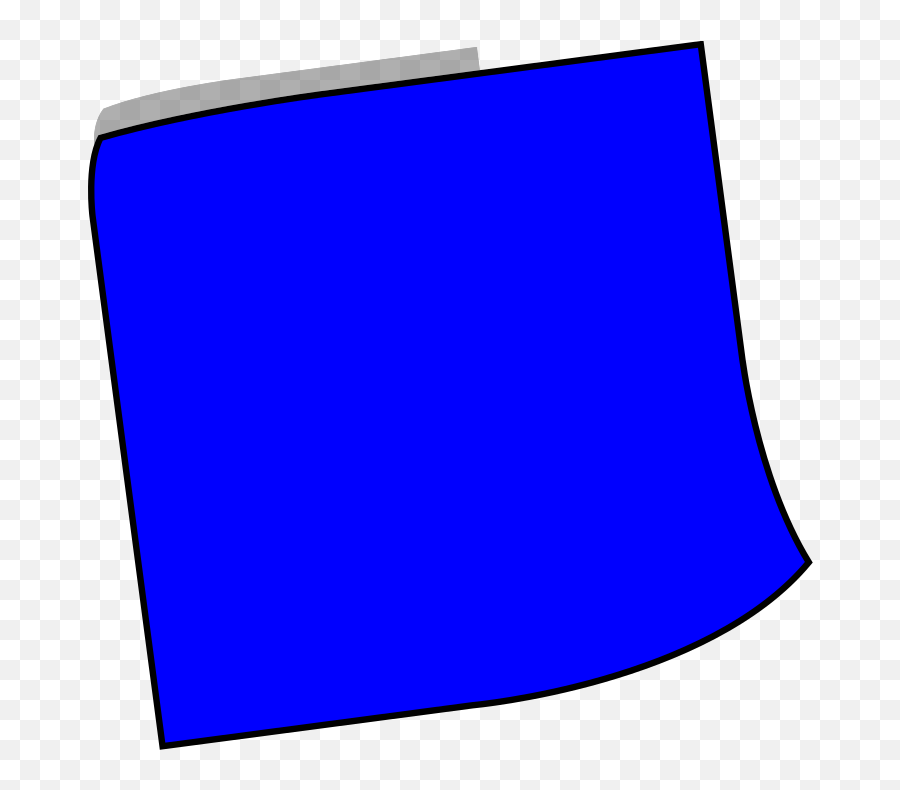 Blue Sticky Note Png Svg Clip Art For Web - Download Clip Sticky Note Clip Art Emoji,Sticky Note Png