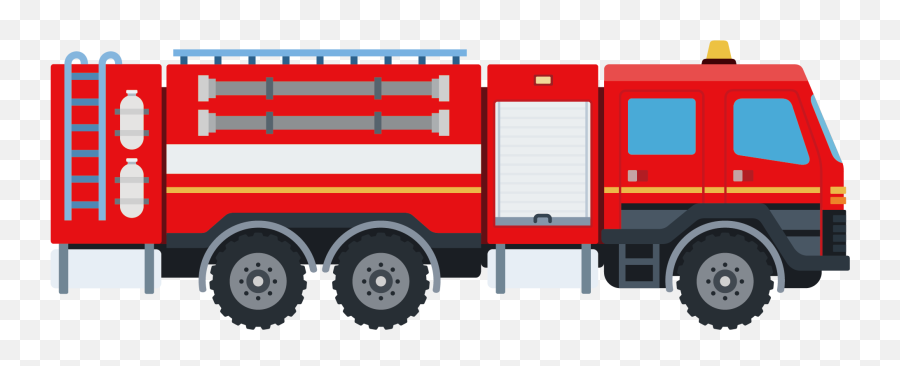 Fire Engine Car Fire Department Firefighter - Red Fire Truck Camion De Bomberoa Emoji,Fire Truck Clipart