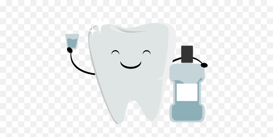 Happy Tooth With Mouthwash Character Transparent Png U0026 Svg Emoji,Tooth Transparent Background