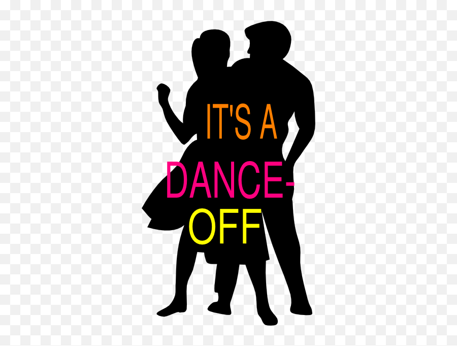 Dance Clip Art - Two People Dancing Silhouettes 342x600 Emoji,Two People Clipart