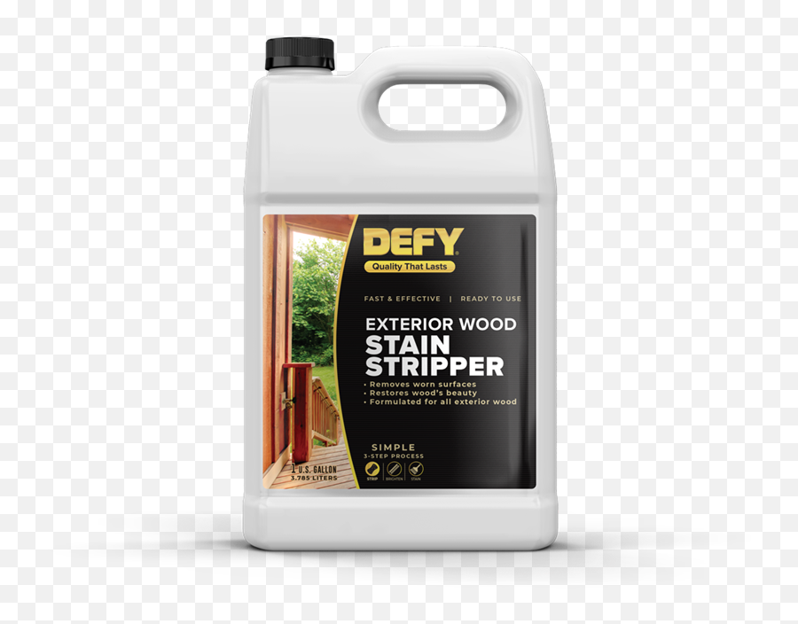 Defy Exterior Wood Stain Stripper 1 Gallon Emoji,Semi Transparent Wood Stain