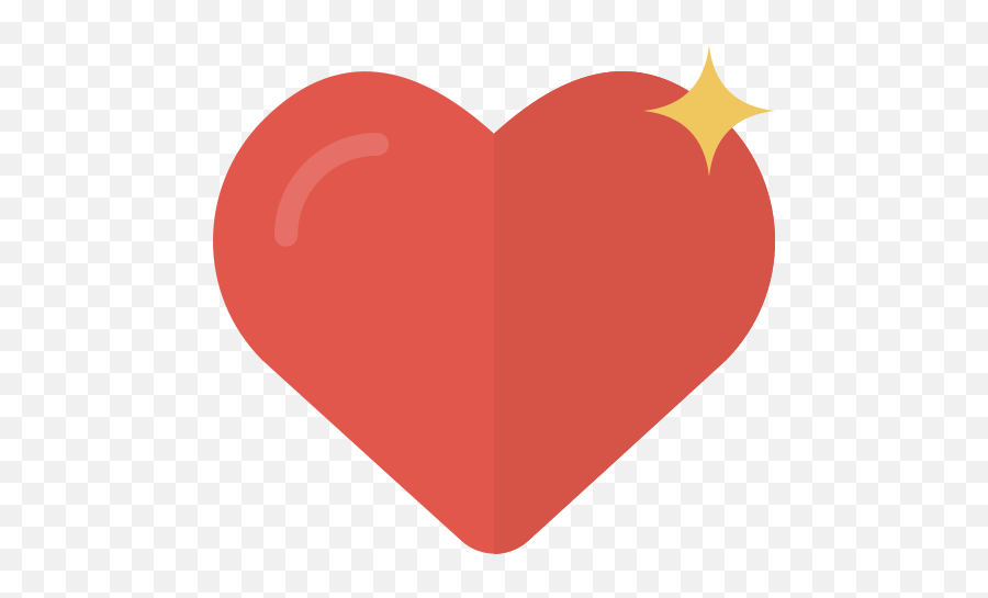 Heart - Heart Flat Icon Png Emoji,Heart Icon Png