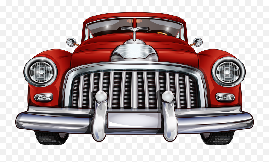 Vintage Car Front View - Grease Car Emoji,Vintage Car Clipart