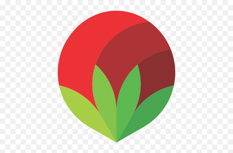 Flower Logo Red Rose Icon - Download On Iconfinder Vertical Emoji,Flower Logo
