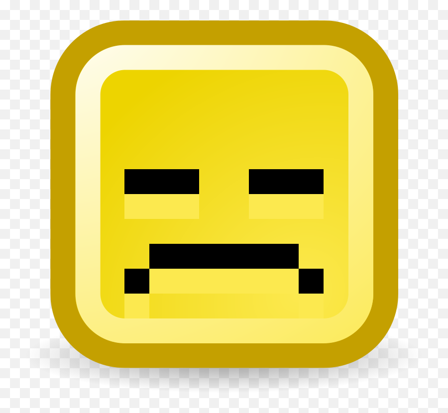 Sad Face - Sad Face Pixelated Emoji,Sad Face Transparent