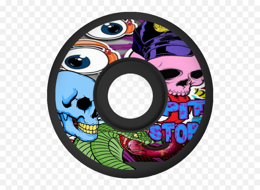 Crazy Eyes 52mm Wheels - Optical Disc Emoji,Crazy Eyes Png
