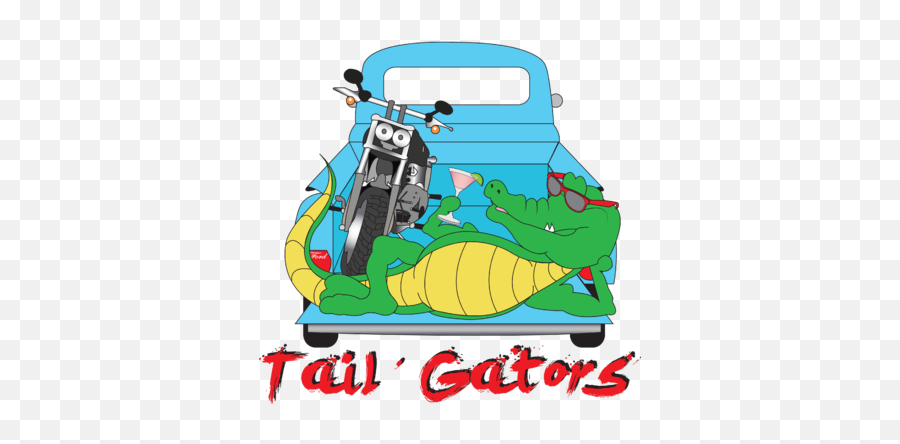 Logo With An Alligator A Tail Gate Down On A Pick U U0026 A - Car Emoji,Gators Logo