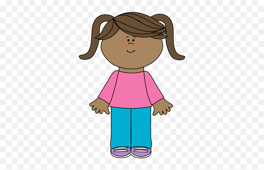 Kids Clip Art - Free Clipart Girl Emoji,Kid Clipart