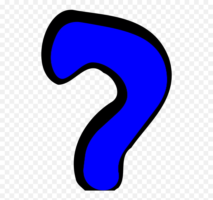 Blue Question Mark Svg Clip Arts Download - Download Clip Cartoon Question Mark Blue Emoji,Question Mark Clipart Png
