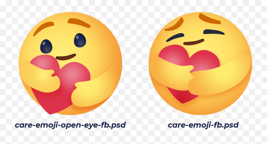 Psd Download For Facebook Care Emoji - Happy,Emoji Png