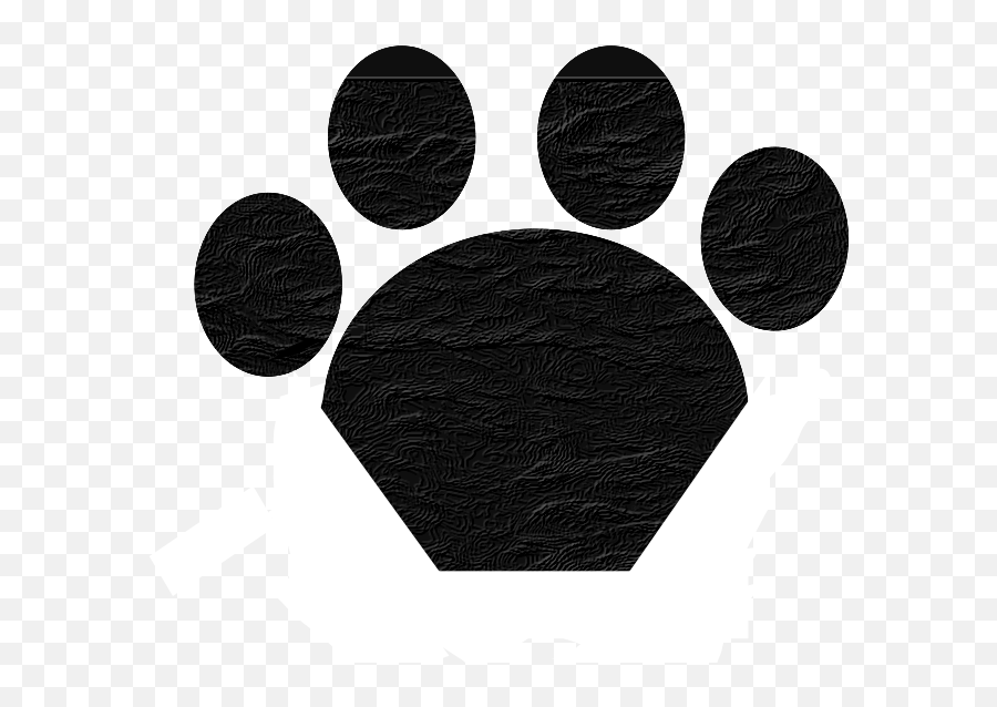 Black Cat Paw Clipart Png Transparent Emoji,Cat Paw Png