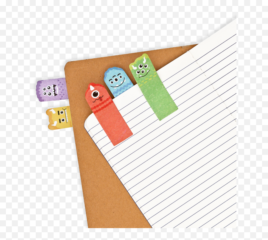 Notepal Sticky Notes - Monster Pals Ooly Note Pals Sticky Tabs Emoji,Sticky Note Png