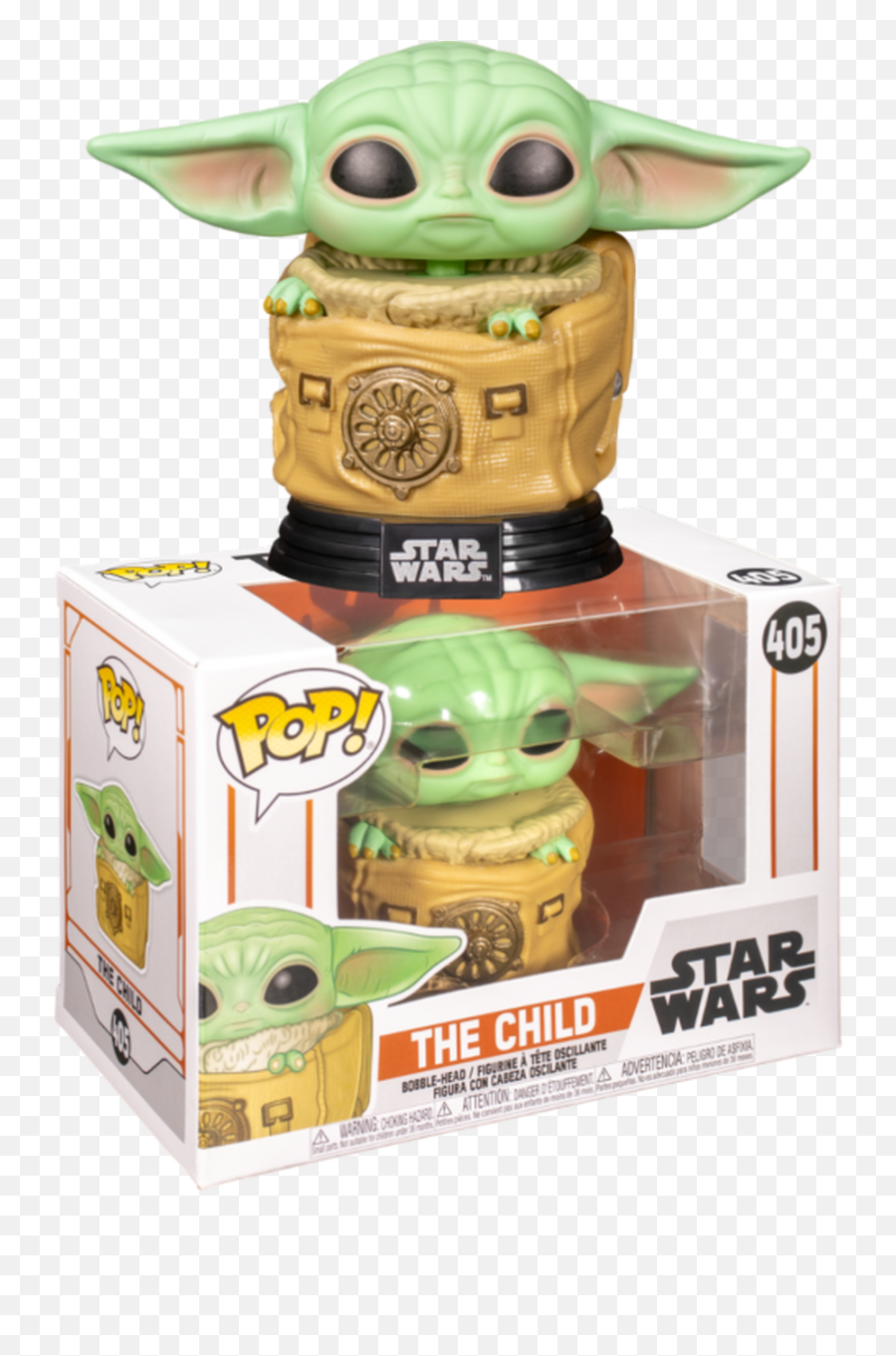 Star Wars The Mandalorian - The Child Baby Yoda In Bag Emoji,Yoda Head Png