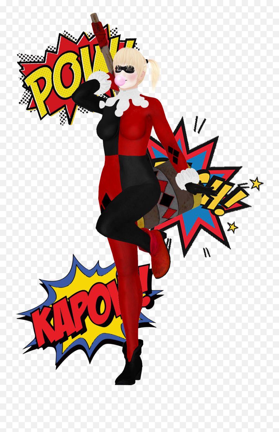 Harley Quinn - Dove Pow Dj Turntable Slipmat 1200x1700 Emoji,Turntables Clipart