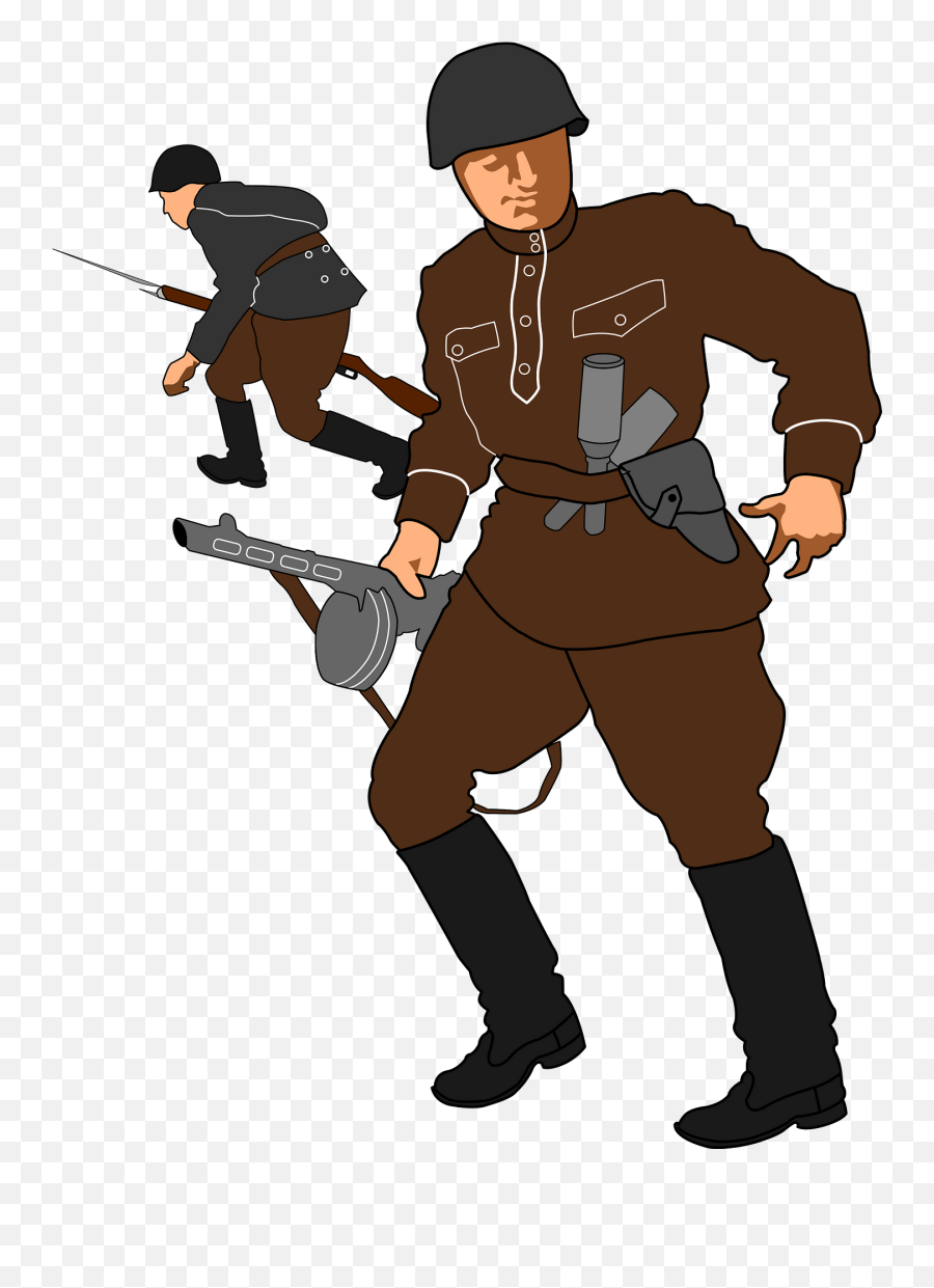 Soviet Soldier Clipart - Soviet Soldier Png Emoji,Soldier Clipart