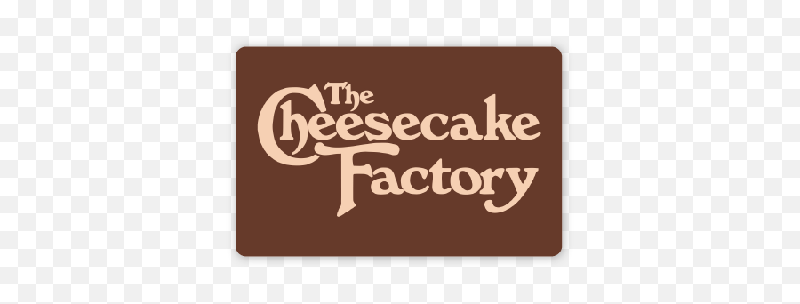 The Cheesecake Factory - Language Emoji,Cheesecake Factory Logo