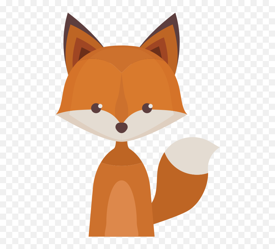 Fox - Happy Emoji,Fox Clipart