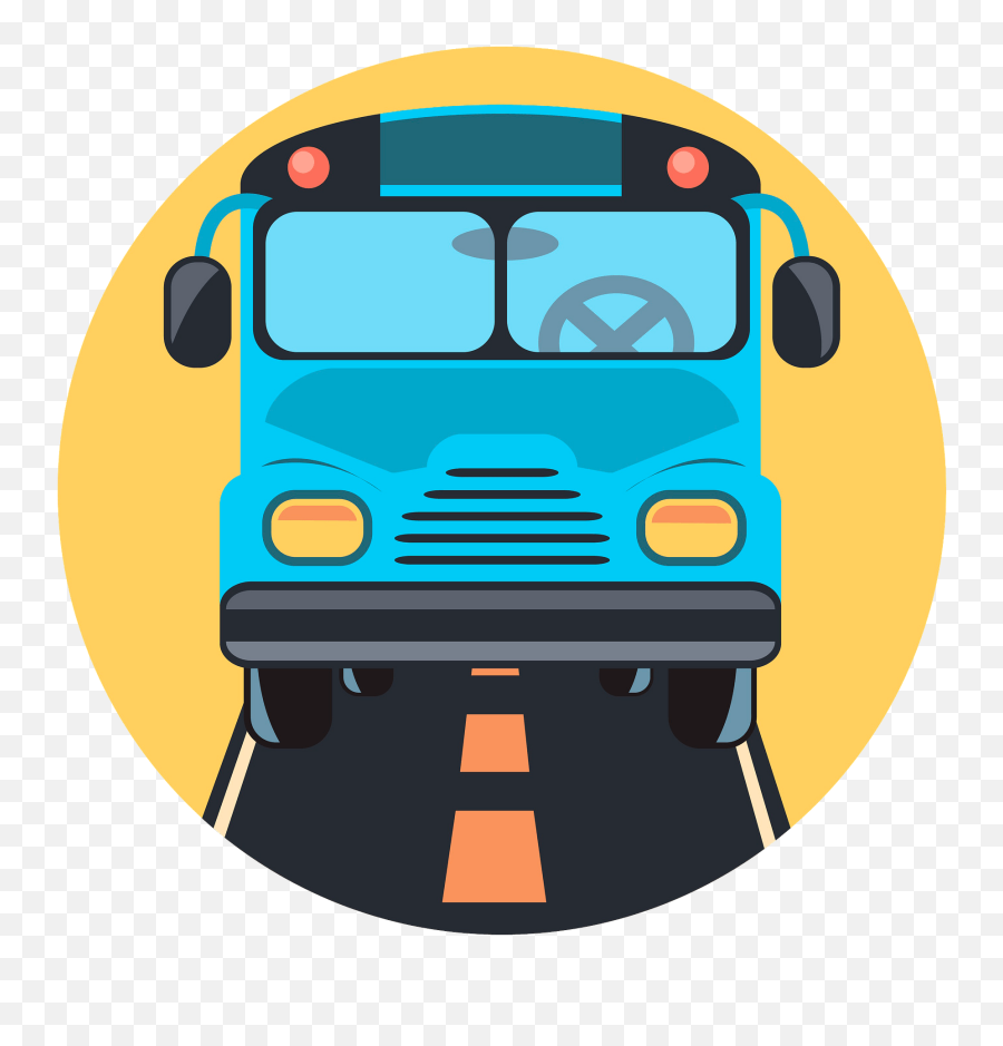 Bus - Bus Emoji,Road Clipart
