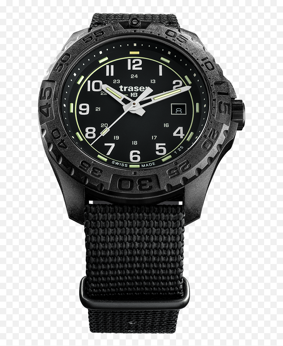 Heinigeragch Uhren U0026 Wearables U003e Armbanduhren U003e Traser H3 - Traser P96 Odp Evolution Black Emoji,Jef Hardy Logo