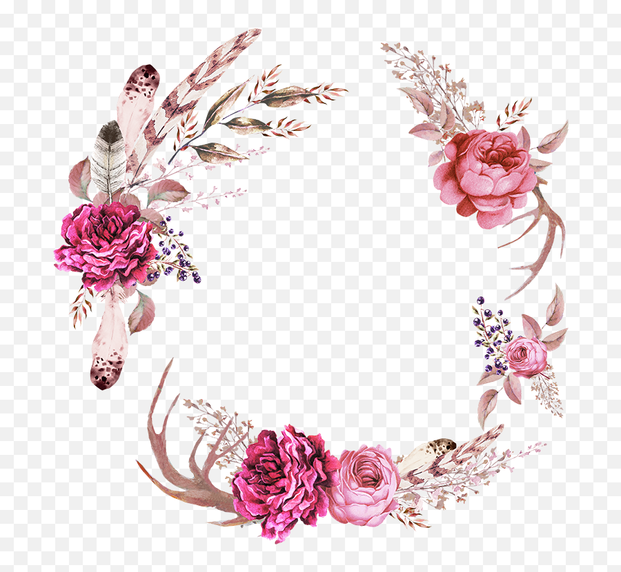Flower Wedding Blanket Clip Art - Flower Wreath Png Download Transparent Png Arco De Flores Png Emoji,Flower Wreath Clipart