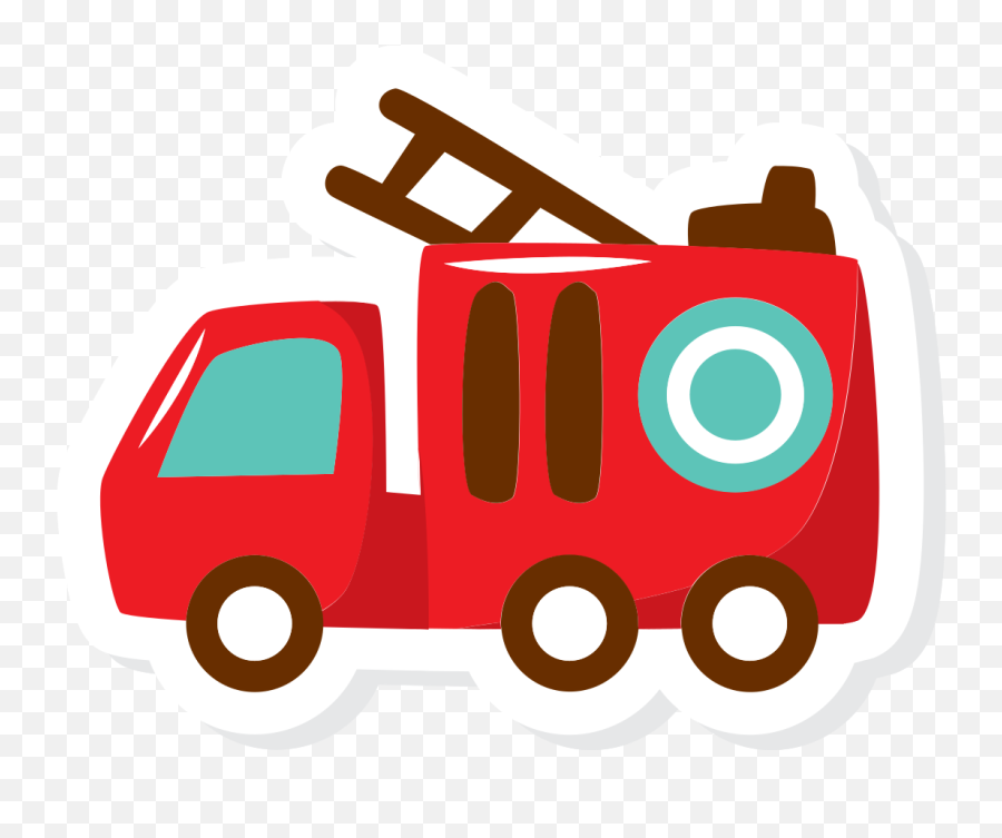 Free Fireman Fire Truck 1188582 Png With Transparent Background - Vector Camion De Bomberos Png Emoji,Truck Transparent Background