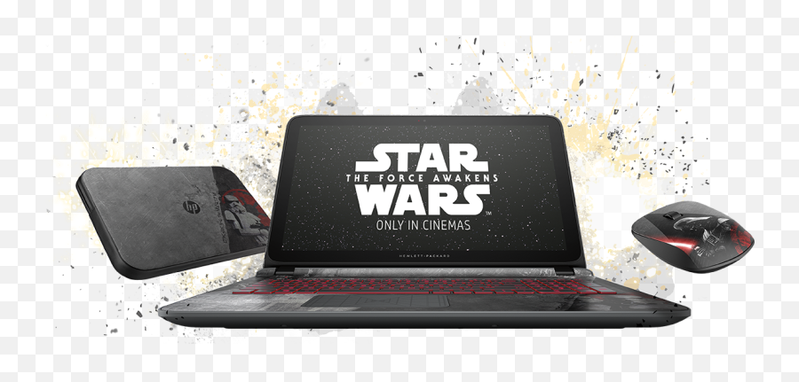Hp Star Wars Laptop Wallpaper - Hp Special Edition Notebook Star Wars Emoji,Star Wars Logo Wallpaper