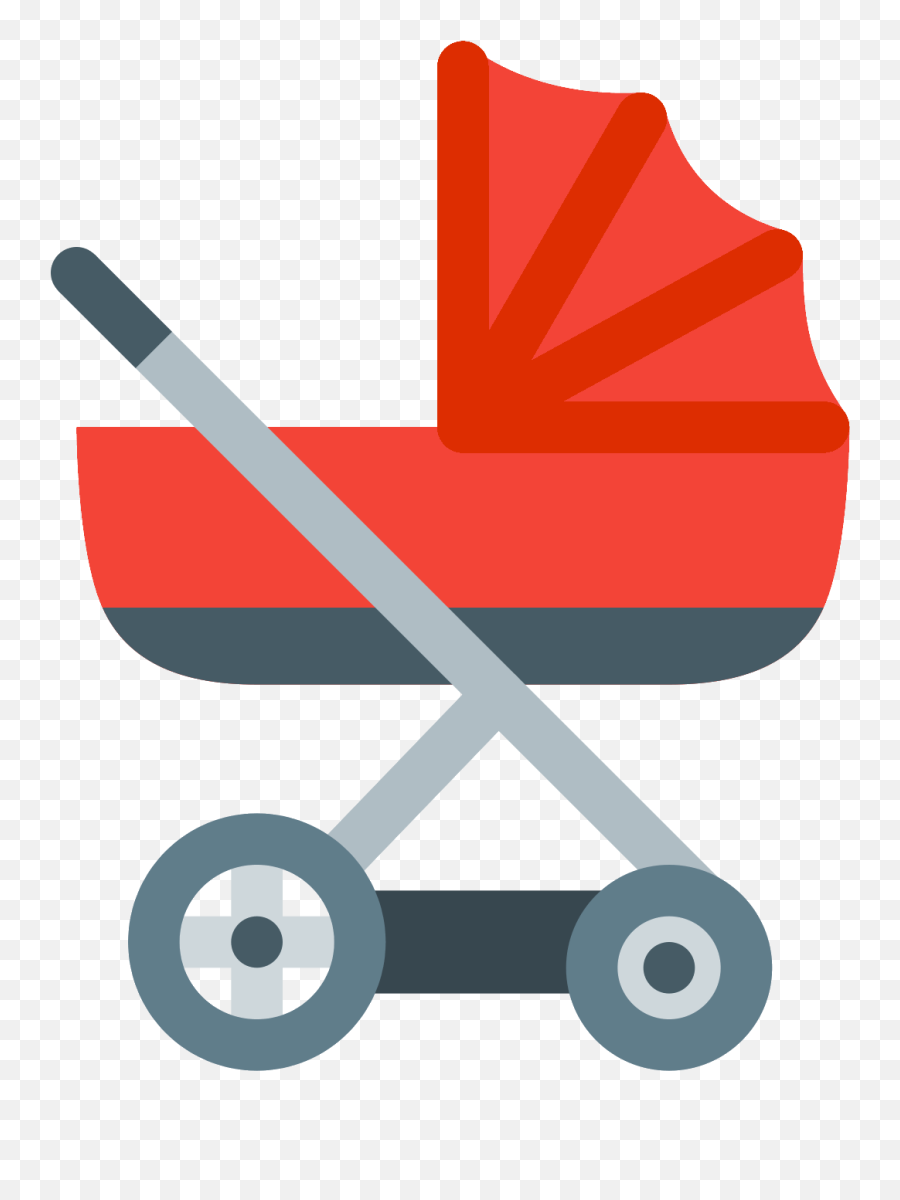 Stroller Icon Png Clipart Emoji,Baby Carriage Clipart