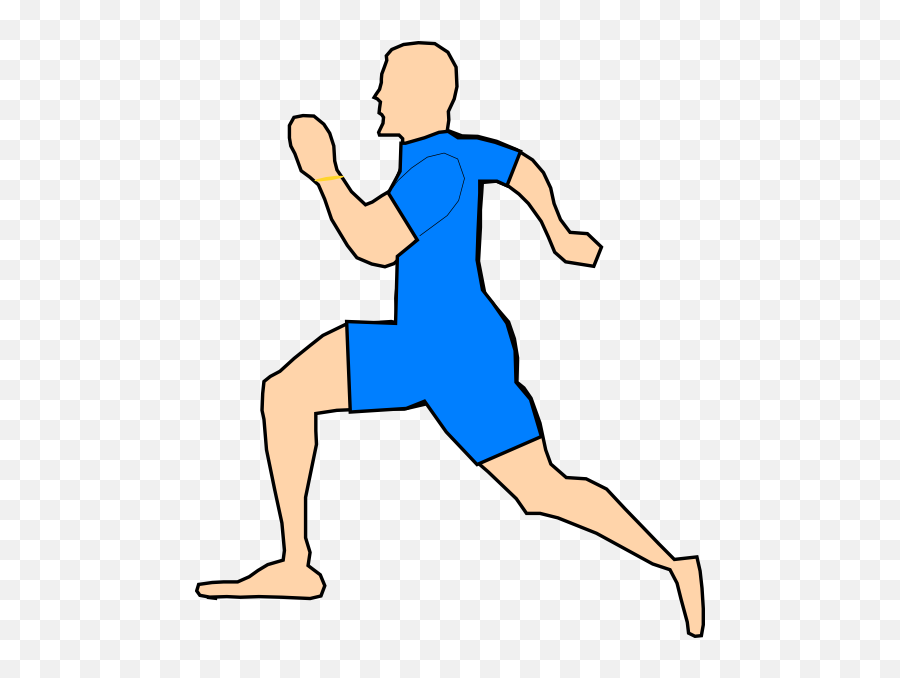 Man Running Clipart - Man Running Clipart Png Emoji,Run Clipart
