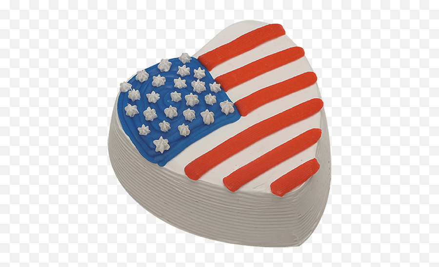 Stars N Stripes Heart Ice Cream Cake Independence Day Cake Emoji,American Flag Emoji Png