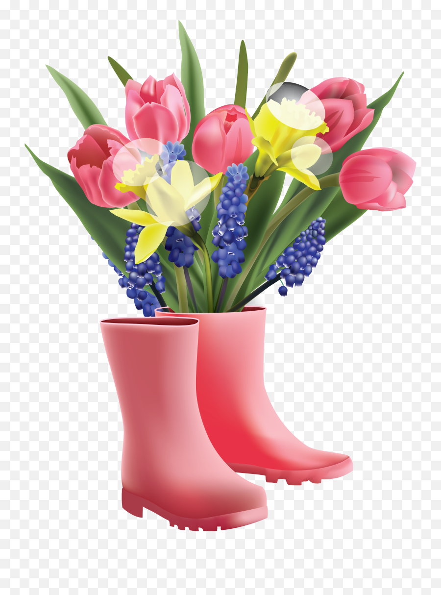 Flower Bouquet Clip Art - Tulip 4792x5325 Png Clipart Emoji,Flower Arrangement Clipart