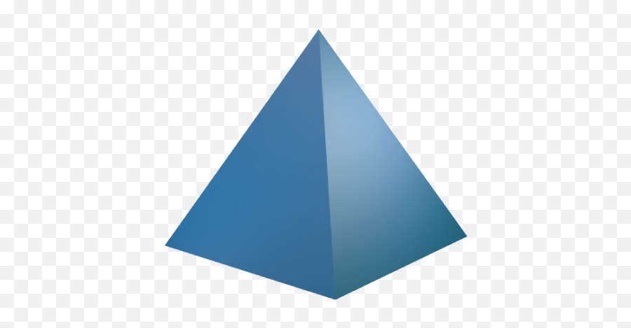 Png Files Clipart - Montessori Geometric Solids Square Based Pyramid Emoji,Pyramid Clipart