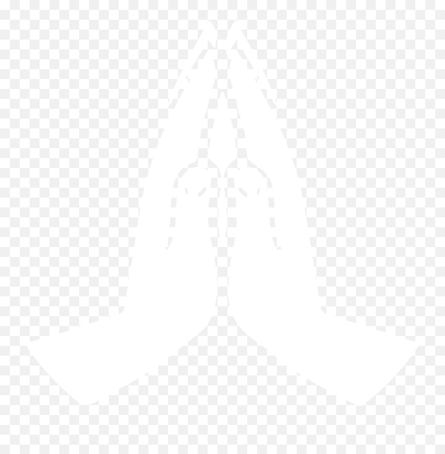 Download Hd Are Affiliated With Religious Organizations - Pray Png White Emoji,Praying Hands Png