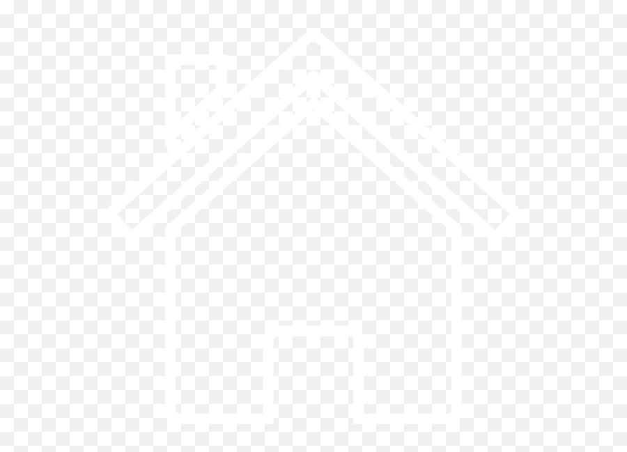 House Logo White Lines Clip Art At - House Logo White Emoji,White House Logo
