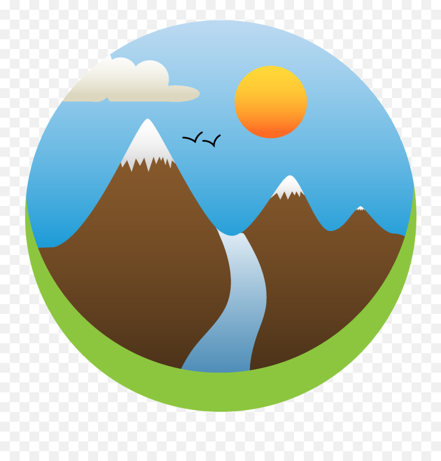 Simple Mountain Logo By Rojit Malakar On Dribbble - Horizontal Emoji,Mountain Logo