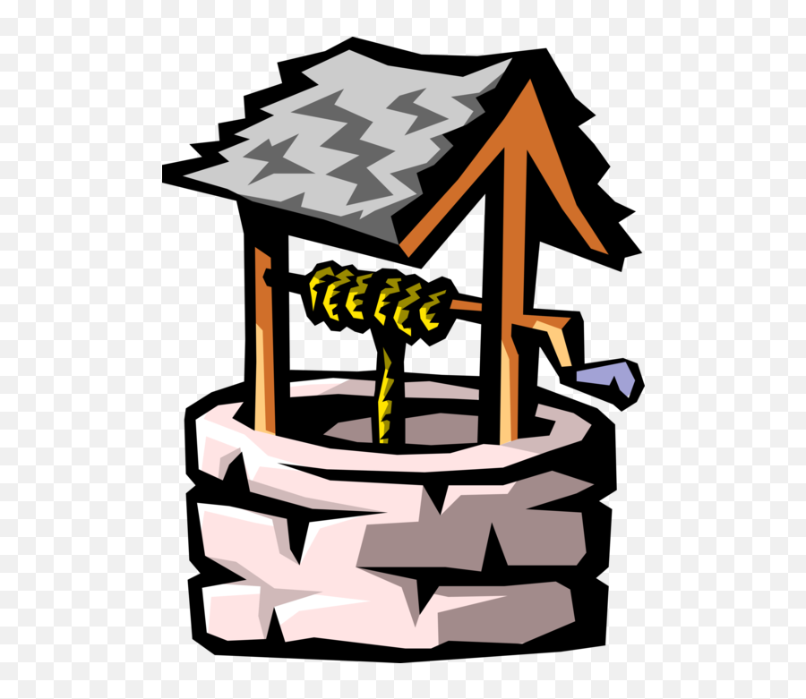 Water Wishing Well - Water Well Clipart Emoji,Well Clipart
